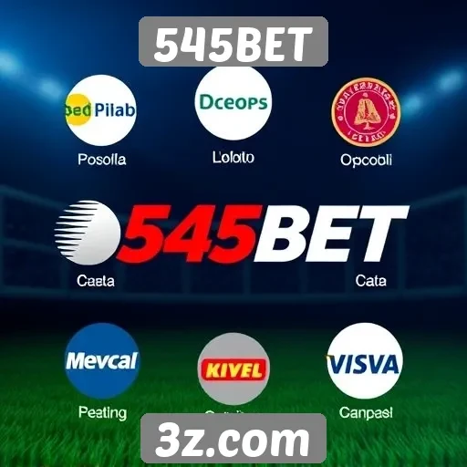 Métodos de pagamento no 545BET